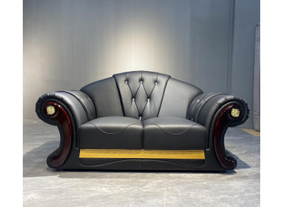 Chesterfield Zweisitzer Canapé Design Miwwelen Klassesch Sofas Ariichtung