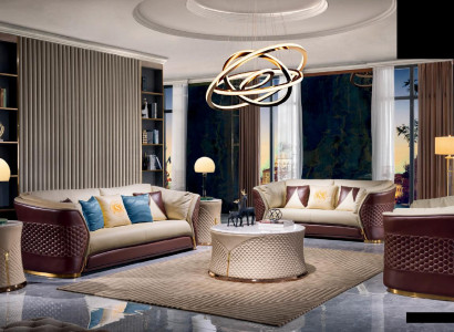 Sofasëtzung 3+2+1 Sëtzer Sofa Sëtz Couch Polster Garnitur Modern