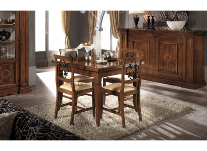 Italienesch Iessdëscher Dësch Holz Dëscher Miwwelen Iessdësch Antik Stil Massivholz