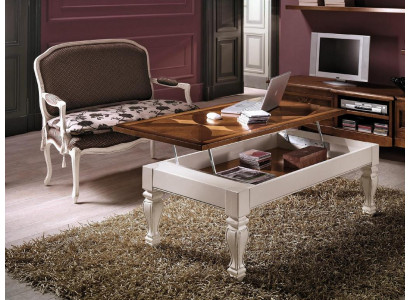 Luxus Wunnzëmmer Dësch Couchtisch Holzdësch Design Dëscher Italienesch Miwwelen nei