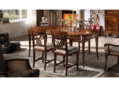 Iesszëmmer Still Holz Luxus Fauteuil Still Braun Lehnstull Wunnzëmmer Miwwelen nei