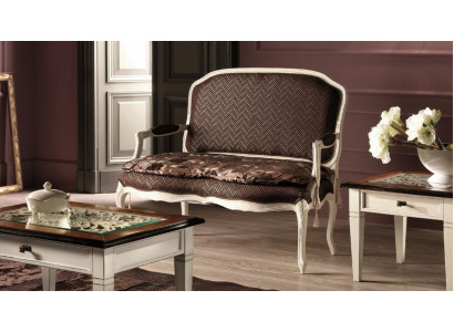 Sofa Canapé Design Canapé Polster Stoff Modern Zwëschesëtz Sëtzbank 2-Sëtzer