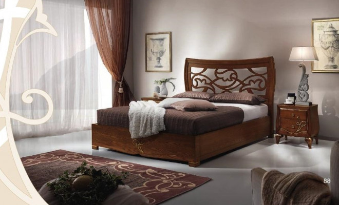 Duebelbett Better Beddrumm Bett Holz Duebel Schlofzëmmer Brong Modern 160x200