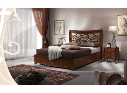 Duebelbett Better Beddrumm Bett Holz Duebel Schlofzëmmer Brong Modern 160x200