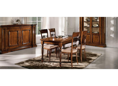 Iessdësch Holz Iessdëscher Iesszëmmer Dëscher Dësch Design Holz Luxus Miwwelen Italien.