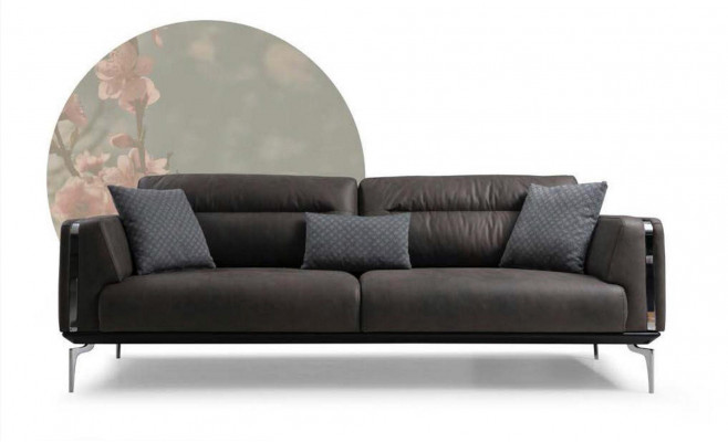 Soffagarnitur Sofa Garnitur Sofen 3+3+1 Sëtzer Fauteuil Modern Polyester Dräisëtzer