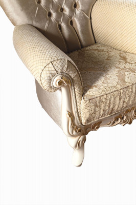 Sofa Couch Polster Stoff Couchen Polster Garnitur 3+1 Sëtzer + Couchtisch 3tlg.