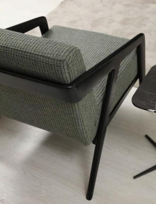 Sessel Sëtzer Wunnzëmmer Stoff Polyester Stil Modern Design Luxus