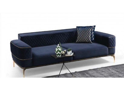 Dräisëtzer Canapé 3 Sëtzer Canapéen Sofaen Luxus Gepolstert Canapé Stoff Modern Nei