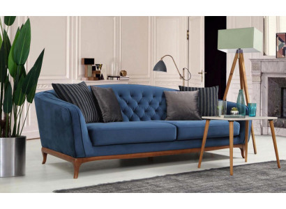 Luxus Sofa Design Drësëtzeger Modern Couch Blo Couchen Miwwelen Polster Loft Nei