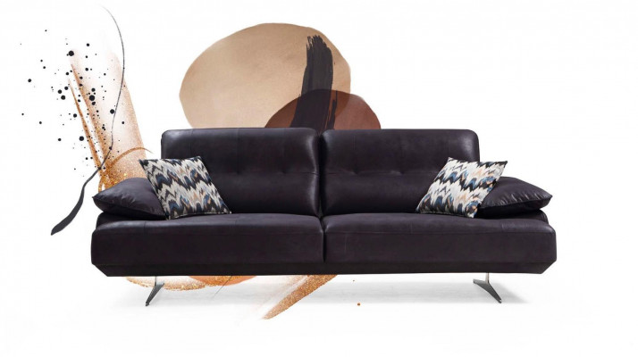 Dräibettsofa Sofa 3 Sëtzer Dräisëtzer Sofas Luxus Gepolstert Couche Modern Nei