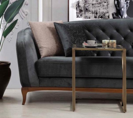 Viersëtzer Sofa Luxus 4 Sëtzer Sofas Gepolstert Couche Stoffsëtzung Modern Sëtzen