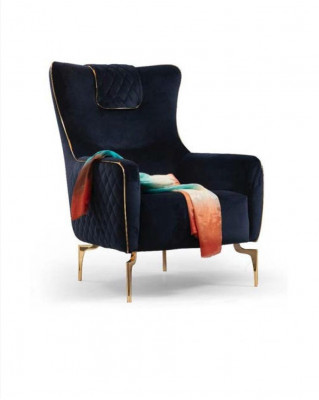Fotell Verdelerfotell Luxus 1 Sëtz Kuschel Sëtz Designer Textil Sëtz Stoff Modern