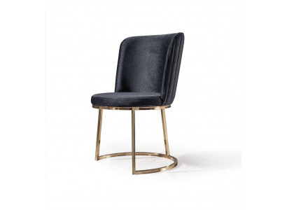Schwaarze Salle-à-manger-Stull Designer Kichestill Lehnstull Edelstolstull