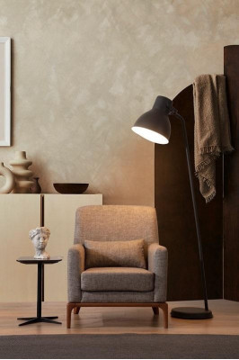 Klassesch Still Fernseesofa 1-Sëtzer Couch Designer Textilstuffen Polster