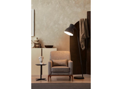 Klassesch Still Fernseesofa 1-Sëtzer Couch Designer Textilstuffen Polster