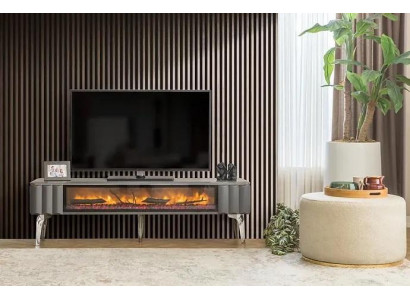 Héichwäertegt TV-Sideboard Kamäin MDF Metalls gro Faarf nei Wunnzëmmer