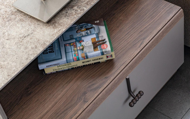Moderne Kannerzëmmer Miwwelen Designer Bett Schreifdësch Mauerbau nei