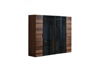 Moderne Schlofkummer Kleederschaf Designer Glas Schaf Luxus Miwwelen