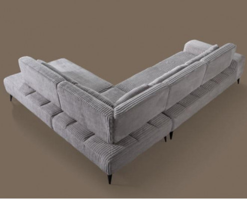 Elegante Ecksofa L-Form Luxus Wunnzëmmer Wunnlandschaft Sofas Couchen