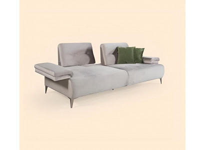 Hellbéis Sofa Designer 3-Sëtzer Wunnzëmmer Edel Couchen Moderne Sofae