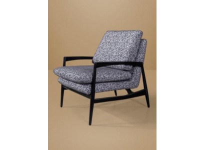 Groue Textilstull Wunnzëmmer Aarmlehnestull Moderne Einsëtzer Nei