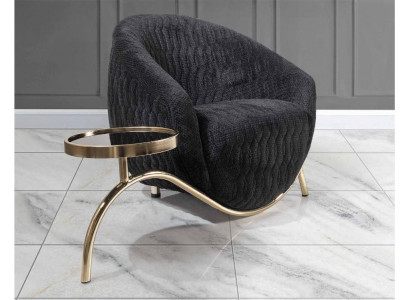 Schwaarze Clubsessel Designer Cocktailsessel Moderne Einsëtzeger Sessel