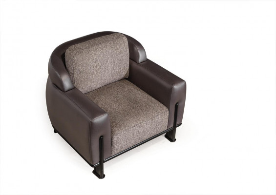 Brongt Wunnzëmmer Set Designer Textil Dräisëtzer Polster Sëtz 2 Stéck
