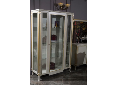 Schief Schiefholz Vitrinnen Glas Massivholz Vitrinn Livingzëmmer Miwwel Buffetschaf