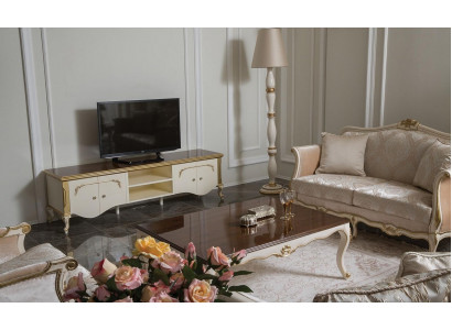 Luxus Set Couchtisch TV Schaf Sofa Couch Polsterset Garnitur 3 Deeler. Neih.