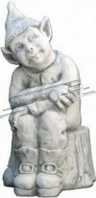 Zwerge Statuen Skulpturen Figur Karikatur Dekoratioun Gaart Terrass