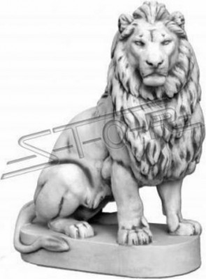 xxl Léiw 135cm Gaart Skulptur Statuen Dekor Figuren