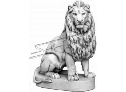 xxl Léiw 135cm Gaart Skulptur Statuen Dekor Figuren
