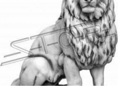 xxl Léiw 135cm Gaart Skulptur Statuen Dekor Figuren