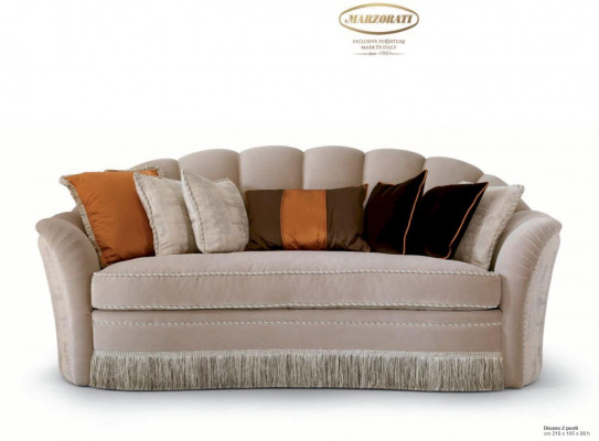 Zwee-Sëtzer Sofa 2 Sëtzer Sofas Luxus Wunnzëmmer Stoff Gro Polyester