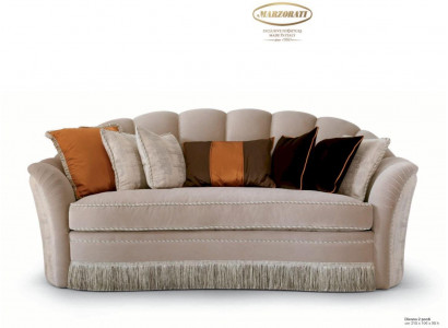 Zwee-Sëtzer Sofa 2 Sëtzer Sofas Luxus Wunnzëmmer Stoff Gro Polyester