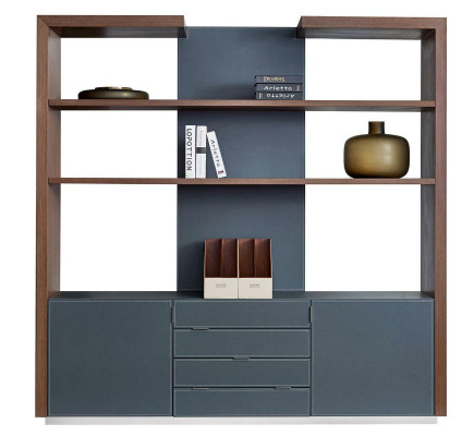 Büro Bicherregal Akteschaf Luxus Miwwelen Modern Schaf