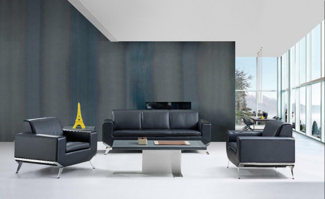 Wunnzëmmer-Set Sofasgarnitur 311 Sëtz Couchtisch Design Grupp Sofa