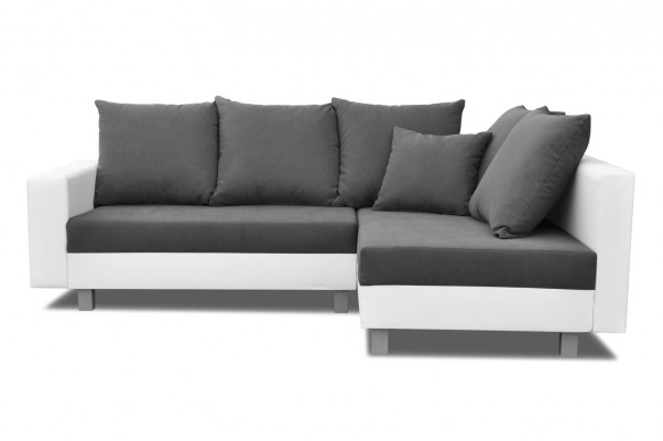Wunnlandschaft Eckcanapé L-Form Canapé Design Couch Stoff Lieder Fousshocker
