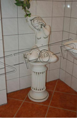 Dekorativ Gaart gro anitque Stil Dammfigur Fein Kreta S101023 Dekofigur Gaart