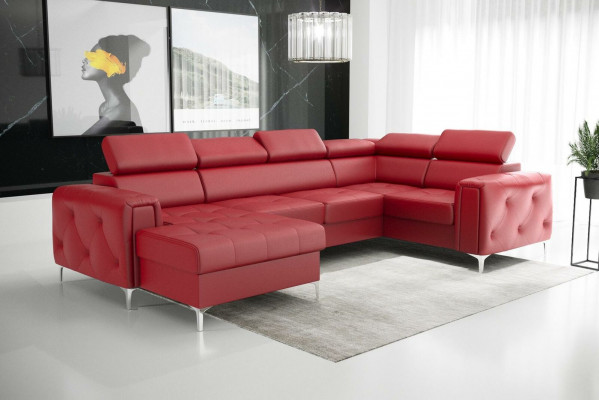 Wunnlandschaft Design Ecksofa Textil Couchen Sofas U Form Canapé Couch Polster Nei
