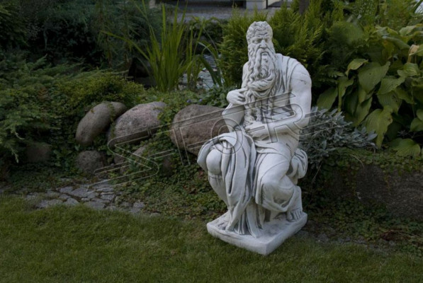 Wassermann Statu Figur Gaart Dekoratioun Poseidon Gott Figuren