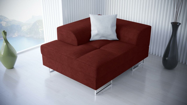 Fotell Design Canapé Sofa Relax Textil Lounge Club Polster Sëtzer Luxus Fernseher