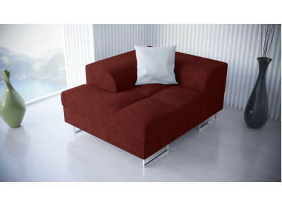 Fotell Design Canapé Sofa Relax Textil Lounge Club Polster Sëtzer Luxus Fernseher