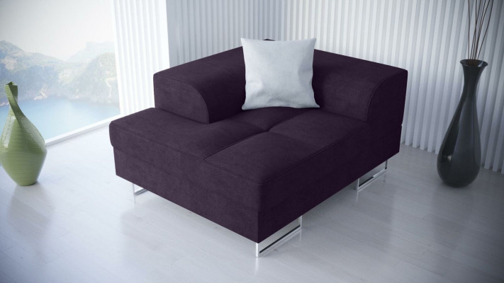 Fotell Design Canapé Sofa Relax Textil Lounge Club Polster Sëtzer Luxus Fernseher