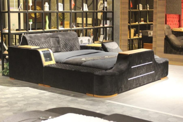Designer mat eenzegaartege Miwwelen Bettmiwwelen Héichwäertege Bettrahmen Neit.