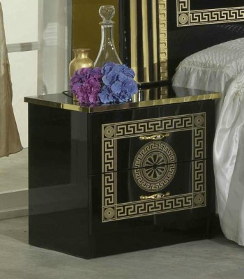 Schlofzëmmer Set Stil Modern Bett Nuetsdësch Kommode Bett Miwwelen 6stéck. Grupp nei