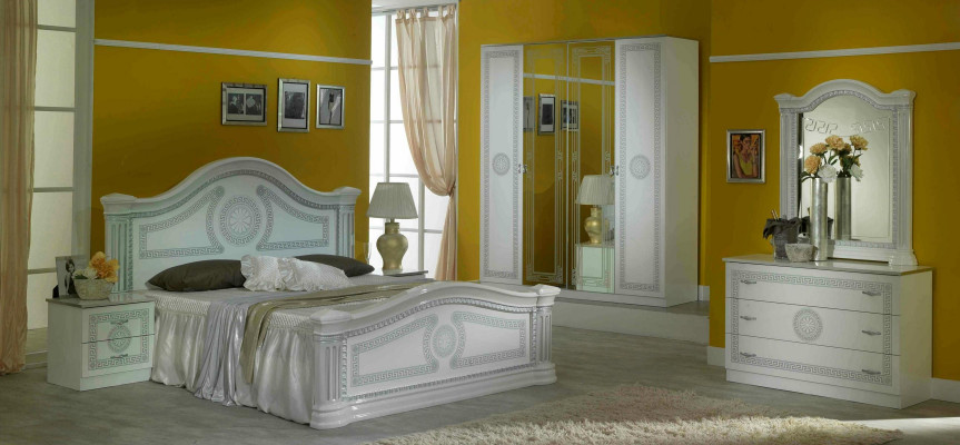 Schlofkummer Italienesch Miwwelen Set Modern Luxus 6 Stéck. Bett Better Schaf Neien