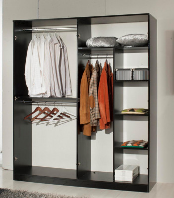 Schlofkummer Set Komplett Kommode Bett Kleederschaf Bett Nueschtkonsol 6 Deeler.