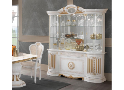 Vitrine XXL Schaf Vitrinn Schau Schief Design Italienesch Miwwelen Wunnzëmmer